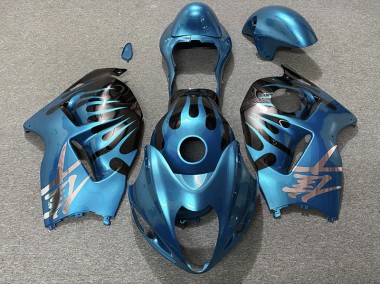 1997-2007 Sky Blue and Black Suzuki GSXR 1300 Motorcycle Fairing UK