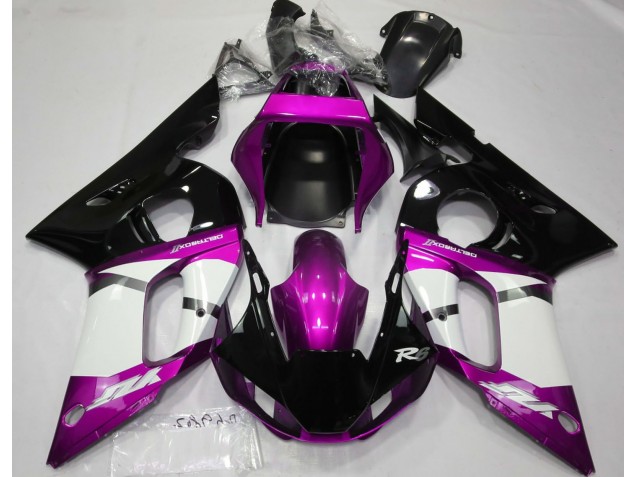 1998-2002 Metallic Pink Yamaha R6 Motorcycle Fairing UK 1998-2002 Metallic Pink Yamaha R6 Motorcycle Fairing UK