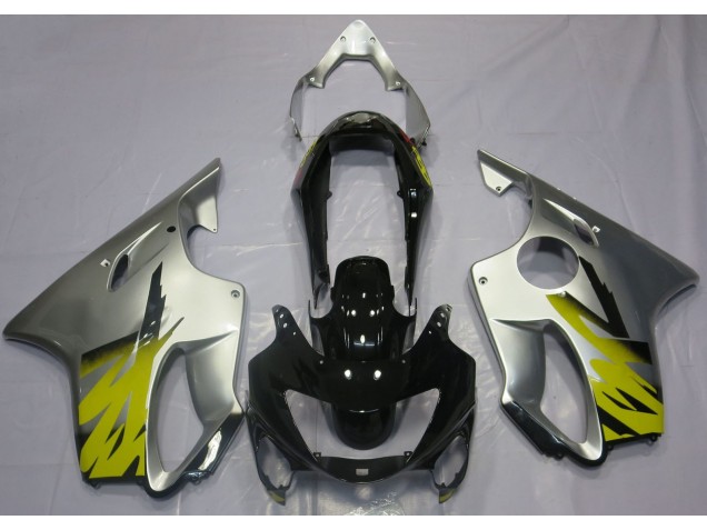 1999-2000 Silver Yellow and Black Honda CBR600 F4 Motorcycle Fairing UK 1999-2000 Silver Yellow and Black Honda CBR600 F4 Motorcycle Fairing UK