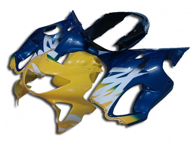 1999-2000 Yellow and Blue Honda CBR600 F4 Motorcycle Fairing UK 1999-2000 Yellow and Blue Honda CBR600 F4 Motorcycle Fairing UK