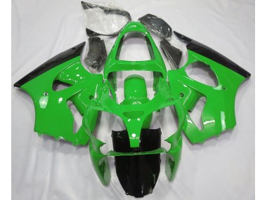 2000-2002 Gloss Green & Black Kawasaki ZX6R Motorcycle Fairing UK