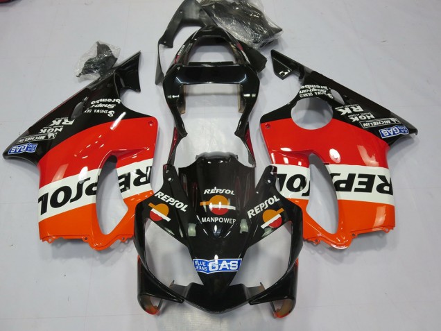 2001-2003 Black Repsol Honda CBR600 F4i Motorcycle Fairing UK