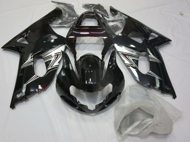 2001-2003 Black Silver Suzuki GSXR 600-750 Motorcycle Fairing UK 2001-2003 Black Silver Suzuki GSXR 600-750 Motorcycle Fairing UK