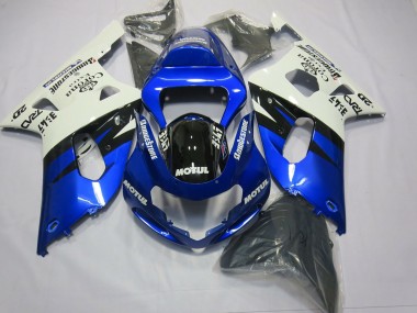 2001-2003 Blue and Black Suzuki GSXR 600-750 Motorcycle Fairing UK