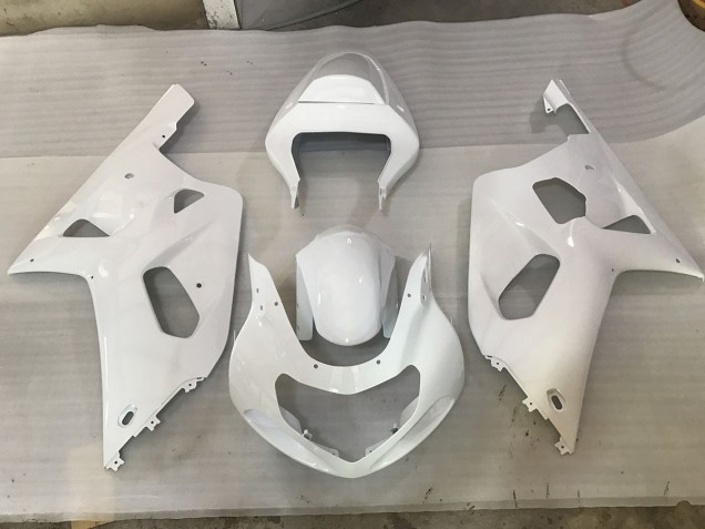 2001-2003 White RS Suzuki GSXR 600-750 Motorcycle Fairing UK
