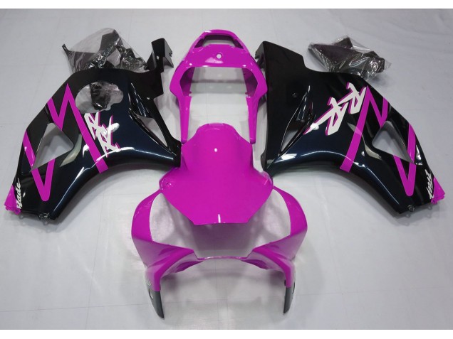 2002-2003 Gloss Black and Pink Honda CBR954 Motorcycle Fairing UK