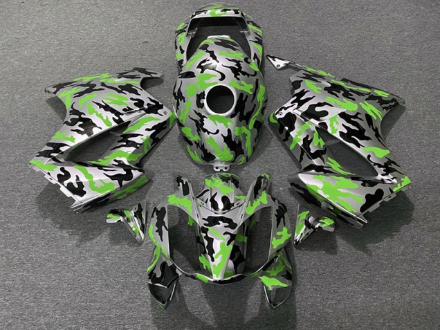 2002-2012 Green Camo Honda VFR800 Motorcycle Fairing UK 2002-2012 Green Camo Honda VFR800 Motorcycle Fairing UK