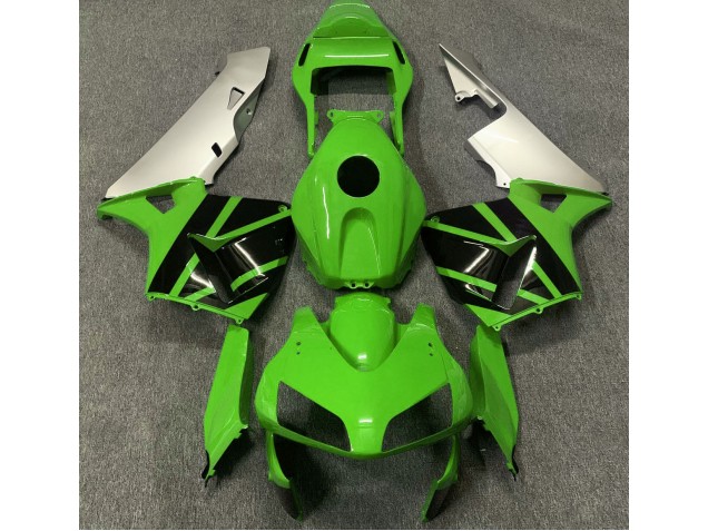 2003-2004 Gloss Green & Matte Silver Honda CBR600RR Motorcycle Fairing UK