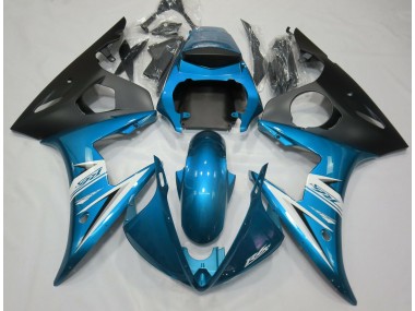 2003-2005 Light Blue & White Yamaha R6 Motorcycle Fairing UK