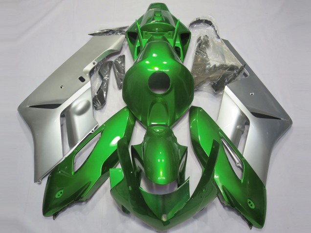 2004-2005 Gloss Green and Silver Honda CBR1000RR Motorcycle Fairing UK 2004-2005 Gloss Green and Silver Honda CBR1000RR Motorcycle Fairing UK