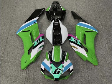 2004-2005 Green 6 Honda CBR1000RR Motorcycle Fairing UK