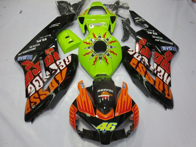 2004-2005 Lime Rossi Honda CBR1000RR Motorcycle Fairing UK 2004-2005 Lime Rossi Honda CBR1000RR Motorcycle Fairing UK