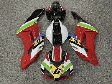 2004-2005 Red 6 Honda CBR1000RR Motorcycle Fairing UK