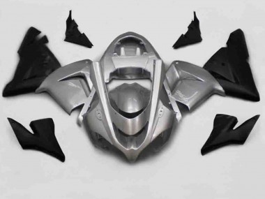 2004-2005 Silver Black Kawasaki ZX10R Motorcycle Fairing UK