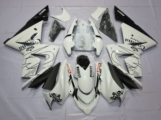 2004-2005 White Corona Kawasaki ZX10R Motorcycle Fairing UK