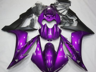 2004-2006 Gloss Purple & Black Yamaha R1 Motorcycle Fairing UK