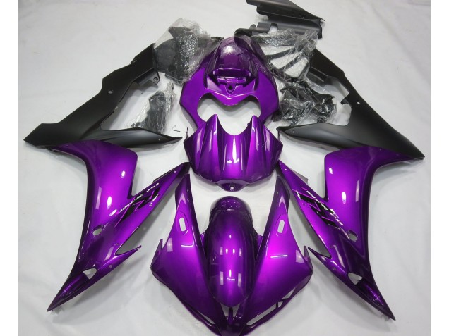 2004-2006 Gloss Purple & Black Yamaha R1 Motorcycle Fairing UK 2004-2006 Gloss Purple & Black Yamaha R1 Motorcycle Fairing UK
