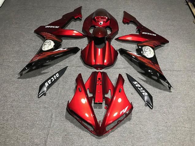 2004-2006 Gloss Red & Yamaha R1 Motorcycle Fairing UK 2004-2006 Gloss Red & Yamaha R1 Motorcycle Fairing UK