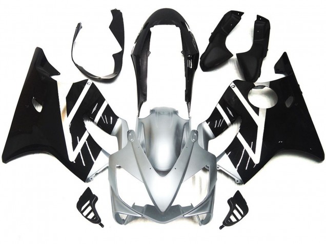 2004-2007 Silver Grey and Black Gloss Honda CBR600 F4i Motorcycle Fairing UK 2004-2007 Silver Grey and Black Gloss Honda CBR600 F4i Motorcycle Fairing UK