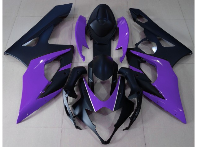 2005-2006 Matte Black & Purple Suzuki GSXR 1000 Motorcycle Fairing UK 2005-2006 Matte Black & Purple Suzuki GSXR 1000 Motorcycle Fairing UK