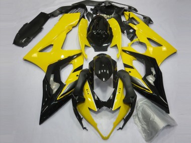 2005-2006 Yellow and Black Suzuki GSXR 1000 Motorcycle Fairing UK