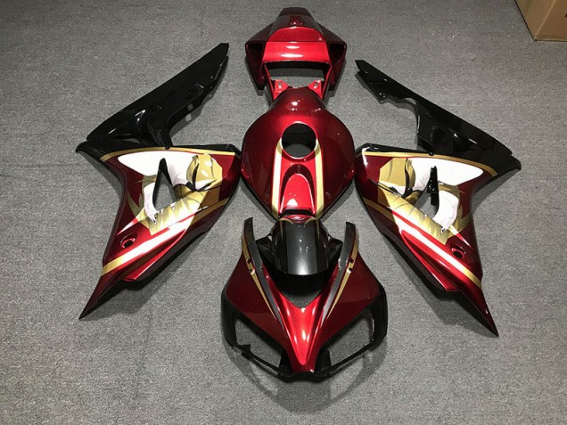 2006-2007 Deep Red & Gold Honda CBR1000RR Motorcycle Fairing UK 2006-2007 Deep Red & Gold Honda CBR1000RR Motorcycle Fairing UK