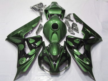 2006-2007 Gloss Green and Black Honda CBR1000RR Motorcycle Fairing UK
