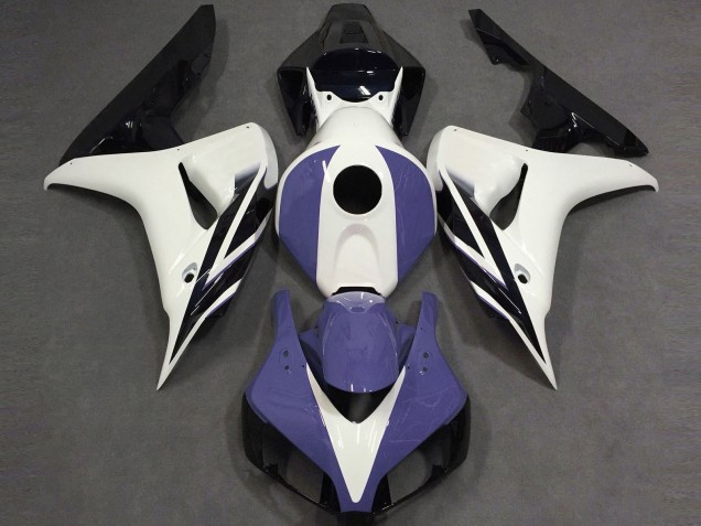 2006-2007 Gloss White Blue and Black Honda CBR1000RR Motorcycle Fairing UK 2006-2007 Gloss White Blue and Black Honda CBR1000RR Motorcycle Fairing UK