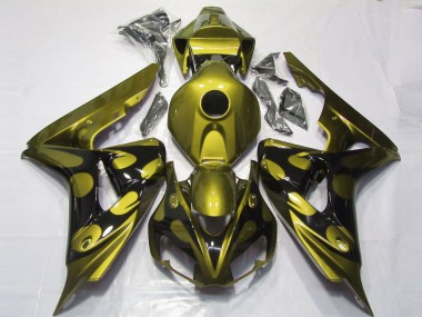 2006-2007 Gloss Yellow and Black Honda CBR1000RR Motorcycle Fairing UK