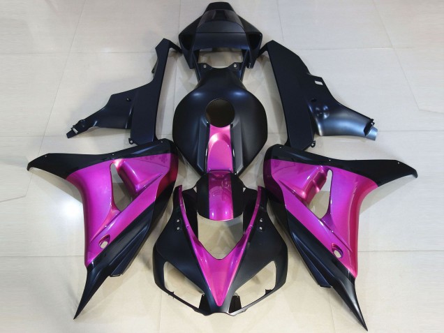 2006-2007 Matte Black & Pink Honda CBR1000RR Motorcycle Fairing UK 2006-2007 Matte Black & Pink Honda CBR1000RR Motorcycle Fairing UK