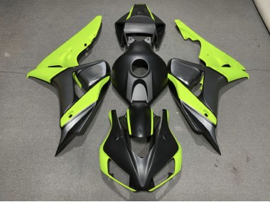 2006-2007 Matte Gray Black and Green Honda CBR1000RR Motorcycle Fairing UK
