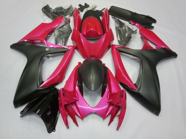 2006-2007 Pink and Matte Suzuki GSXR 600-750 Motorcycle Fairing UK