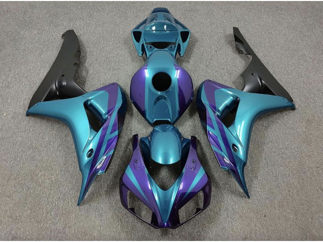 2006-2007 Purple and Emerald Honda CBR1000RR Motorcycle Fairing UK