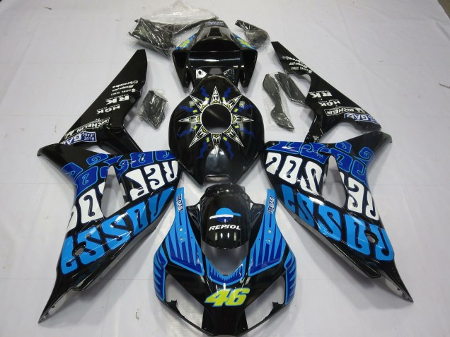 2006-2007 Rossi Blue Gloss Honda CBR1000RR Motorcycle Fairing UK 2006-2007 Rossi Blue Gloss Honda CBR1000RR Motorcycle Fairing UK