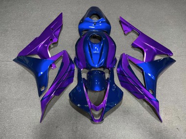 2007-2008 Blue & Purple Honda CBR600RR Motorcycle Fairing UK