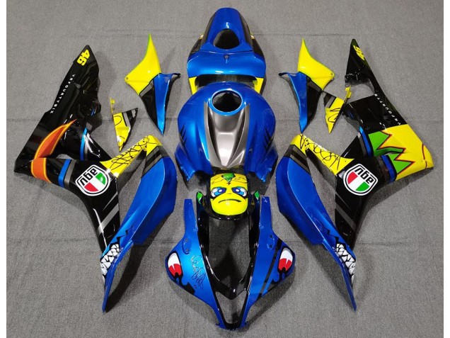 2007-2008 Blue Shark Honda CBR600RR Motorcycle Fairing UK 2007-2008 Blue Shark Honda CBR600RR Motorcycle Fairing UK