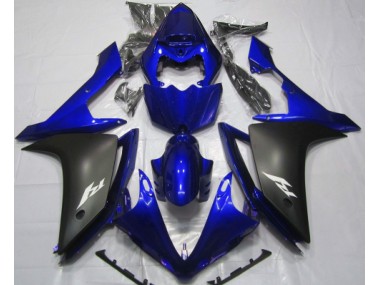 2007-2008 Gloss Blue and Black Yamaha R1 Motorcycle Fairing UK