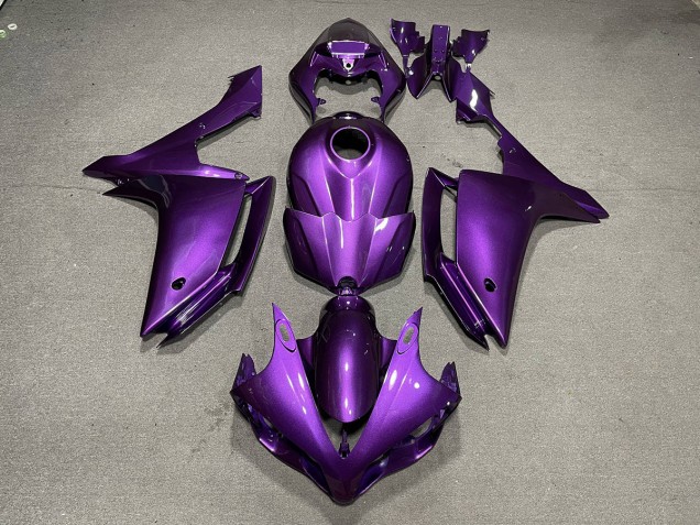 2007-2008 Gloss Purple Yamaha R1 Motorcycle Fairing UK 2007-2008 Gloss Purple Yamaha R1 Motorcycle Fairing UK