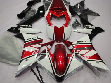 2007-2008 Gloss White and Red Yamaha R1 Motorcycle Fairing UK