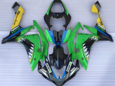 2007-2008 Green Shark Yamaha R1 Motorcycle Fairing UK