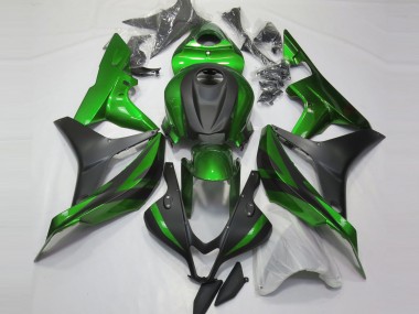 2007-2008 Green and Matte Black Honda CBR600RR Motorcycle Fairing UK