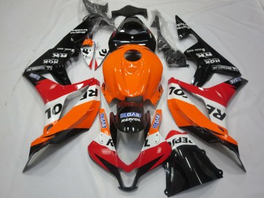 2007-2008 Light Orange Repsol Honda CBR600RR Motorcycle Fairing UK