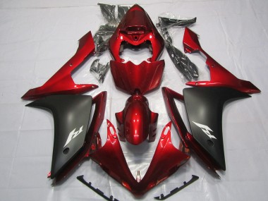 2007-2008 Maroon and Matte Yamaha R1 Motorcycle Fairing UK