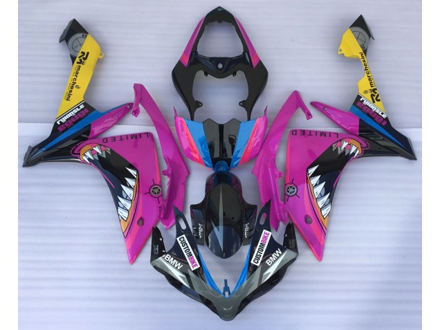 2007-2008 Pink Shark Yamaha R1 Motorcycle Fairing UK 2007-2008 Pink Shark Yamaha R1 Motorcycle Fairing UK