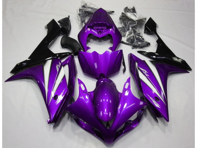 2007-2008 Purple White and Black Yamaha R1 Motorcycle Fairing UK 2007-2008 Purple White and Black Yamaha R1 Motorcycle Fairing UK