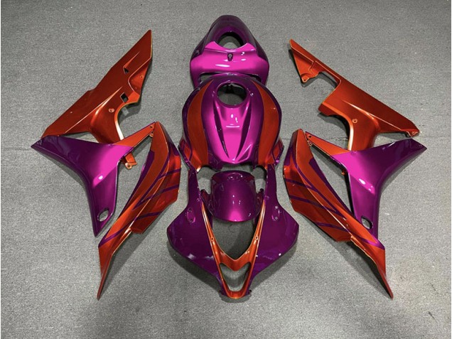 2007-2008 Red & Violet Honda CBR600RR Motorcycle Fairing UK 2007-2008 Red & Violet Honda CBR600RR Motorcycle Fairing UK