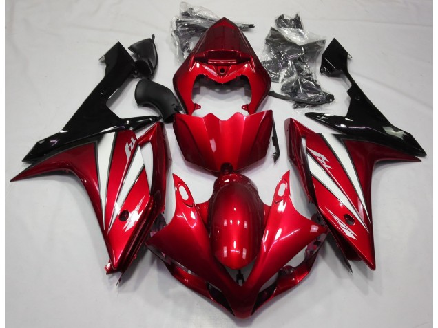 2007-2008 Red White and Black Yamaha R1 Motorcycle Fairing UK 2007-2008 Red White and Black Yamaha R1 Motorcycle Fairing UK