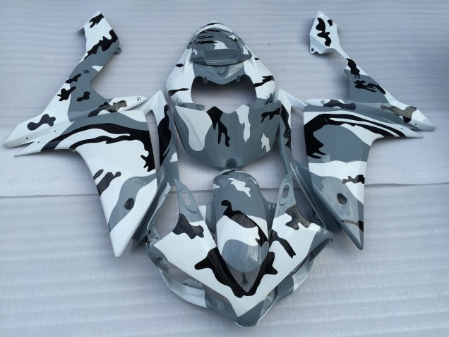 2007-2008 Snow Camp Yamaha R1 Motorcycle Fairing UK 2007-2008 Snow Camp Yamaha R1 Motorcycle Fairing UK