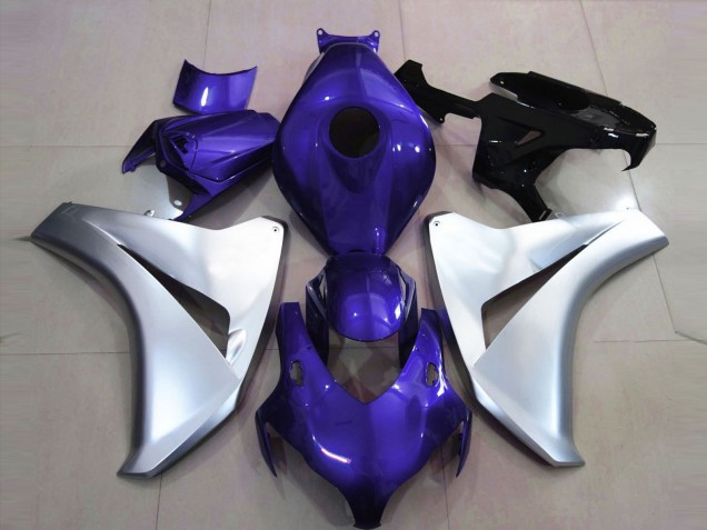 2008-2011 Gloss Blue and Silver Honda CBR1000RR Motorcycle Fairing UK 2008-2011 Gloss Blue and Silver Honda CBR1000RR Motorcycle Fairing UK