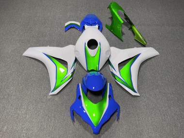 2008-2011 Gloss Green and Blue Honda CBR1000RR Motorcycle Fairing UK